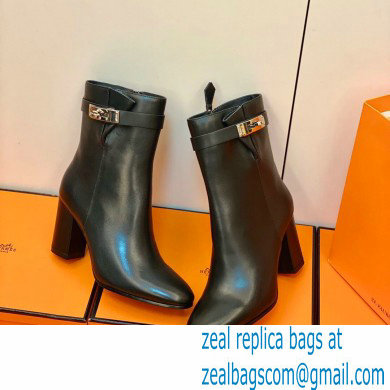 Hermes Saint Germain Ankle Boots Black Handmade