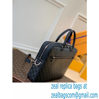 LOUIS VUITTON Damier Graphite canvas Porte-Documents Jour BAG N50200