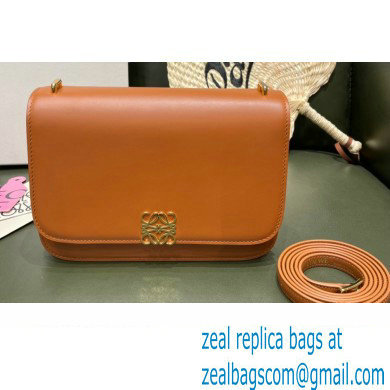 Loewe Medium Goya Bag in Silk Calfskin Brown 2021