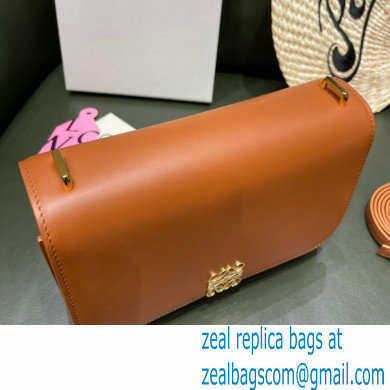 Loewe Medium Goya Bag in Silk Calfskin Brown 2021