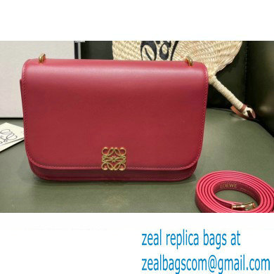 Loewe Medium Goya Bag in Silk Calfskin Red 2021