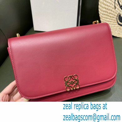 Loewe Medium Goya Bag in Silk Calfskin Red 2021