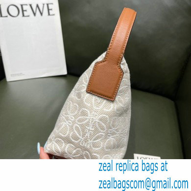 Loewe Small Cubi Bag in Anagram Jacquard and Calfskin 2021