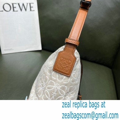 Loewe Small Cubi Bag in Anagram Jacquard and Calfskin 2021 - Click Image to Close