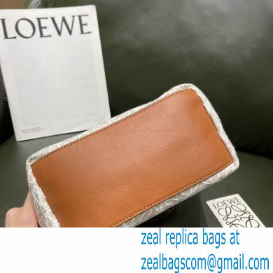 Loewe Small Cubi Bag in Anagram Jacquard and Calfskin 2021 - Click Image to Close