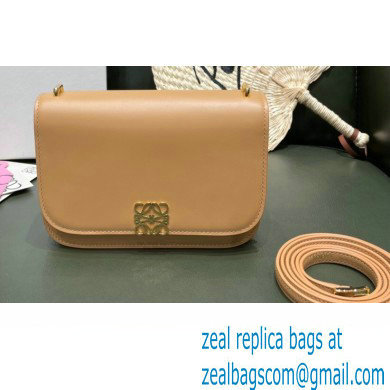 Loewe Small Goya Bag in Silk Calfskin Apricot 2021