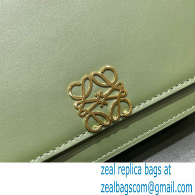 Loewe Small Goya Bag in Silk Calfskin Army Green 2021 - Click Image to Close