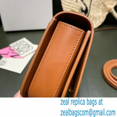 Loewe Small Goya Bag in Silk Calfskin Brown 2021