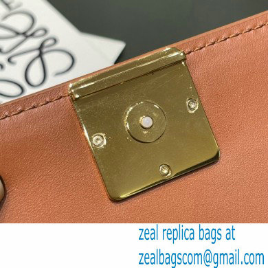 Loewe Small Goya Bag in Silk Calfskin Brown 2021 - Click Image to Close