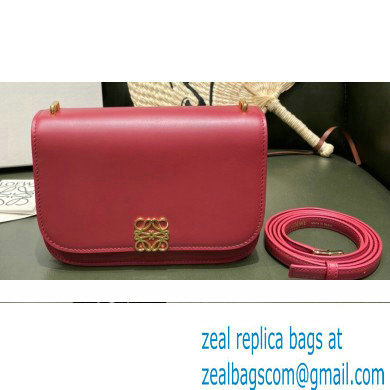 Loewe Small Goya Bag in Silk Calfskin Red 2021