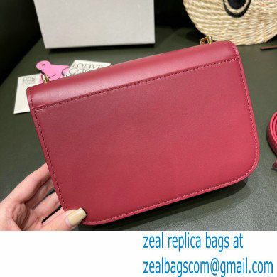 Loewe Small Goya Bag in Silk Calfskin Red 2021