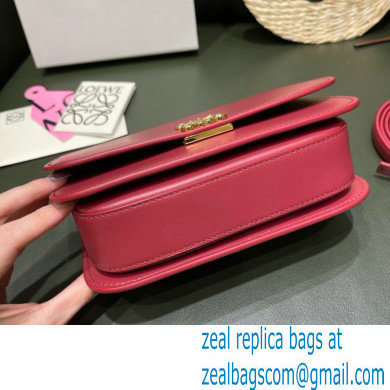 Loewe Small Goya Bag in Silk Calfskin Red 2021