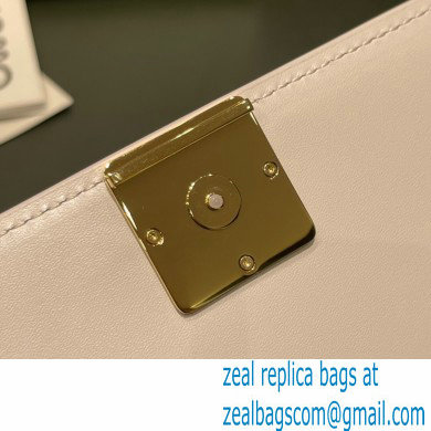 Loewe Small Goya Bag in Silk Calfskin White 2021 - Click Image to Close