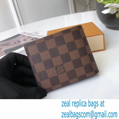 Louis Vuitton Amerigo Wallet Damier Ebene Canvas - Click Image to Close