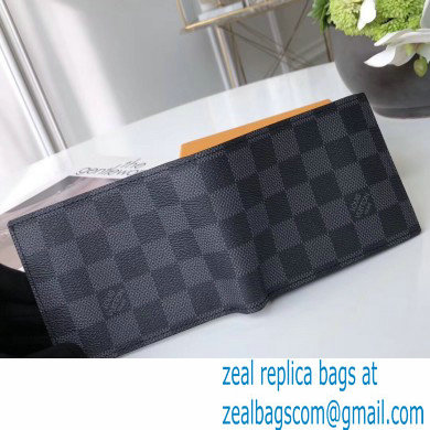 Louis Vuitton Amerigo Wallet Damier Graphite Canvas N60053