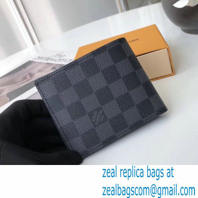 Louis Vuitton Amerigo Wallet Damier Graphite Canvas N60053