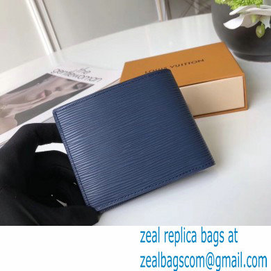 Louis Vuitton Amerigo Wallet Epi Leather Blue