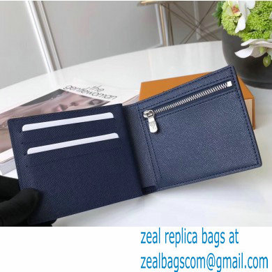 Louis Vuitton Amerigo Wallet Epi Leather Blue