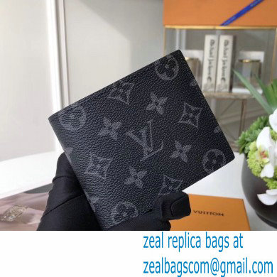 Louis Vuitton Amerigo Wallet Monogram Eclipse Canvas