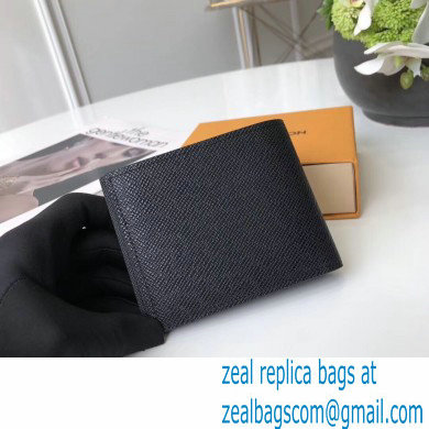 Louis Vuitton Amerigo Wallet Taiga Leather Black M62045