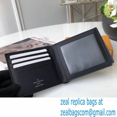 Louis Vuitton Amerigo Wallet Taiga Leather Black M62045