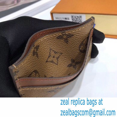 Louis Vuitton Double Card Holder Monogram Reverse Canvas