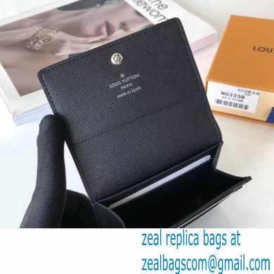 Louis Vuitton Enveloppe Carte de visite Card Holder Damier Graphite Canvas N63338