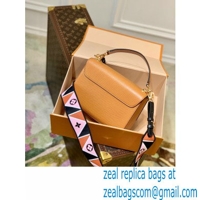 Louis Vuitton Epi Leather Twist MM Bag Karakoram M59026 Gold Cipango 2021 - Click Image to Close