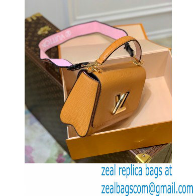 Louis Vuitton Epi Leather Twist MM Bag Karakoram M59026 Gold Cipango 2021 - Click Image to Close