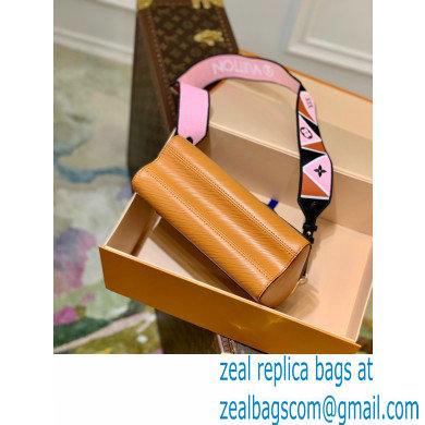 Louis Vuitton Epi Leather Twist MM Bag Karakoram M59026 Gold Cipango 2021