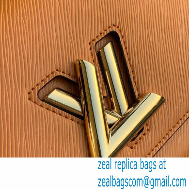 Louis Vuitton Epi Leather Twist MM Bag Karakoram M59026 Gold Cipango 2021 - Click Image to Close