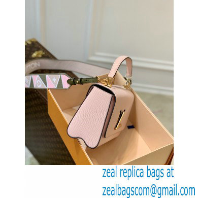 Louis Vuitton Epi Leather Twist MM Bag Karakoram M59028 Rose Jasmin Pink 2021 - Click Image to Close