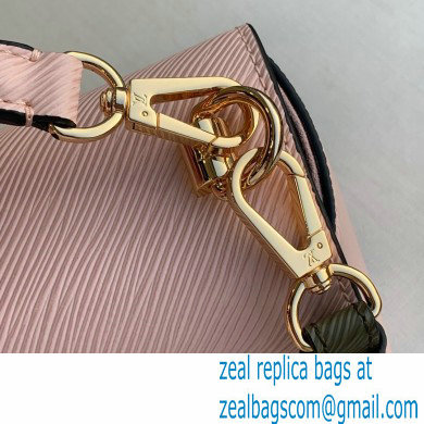 Louis Vuitton Epi Leather Twist MM Bag Karakoram M59028 Rose Jasmin Pink 2021 - Click Image to Close