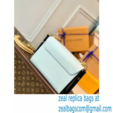 Louis Vuitton Epi Leather Twist MM Bag M58526 White 2021