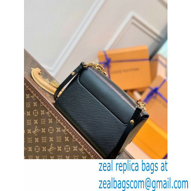 Louis Vuitton Epi Leather Twist MM Bag M58715 Black 2021