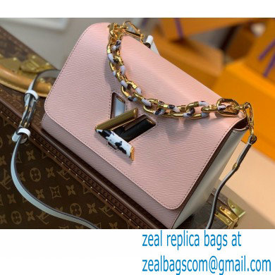 Louis Vuitton Epi Leather Twist MM Bag Pink 2021 - Click Image to Close