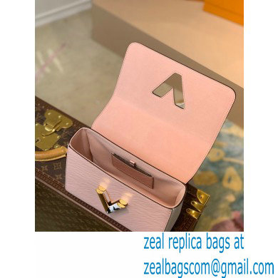 Louis Vuitton Epi Leather Twist MM Bag Pink 2021