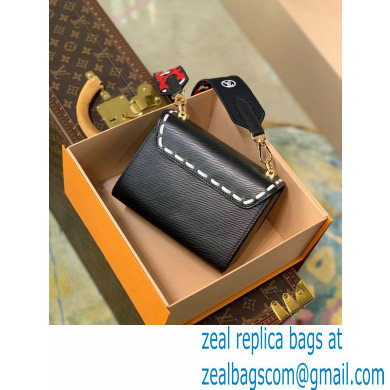 Louis Vuitton Epi Leather Twist PM Bag Wild at Heart Capsule M58723 Black 2021 - Click Image to Close