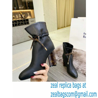 Louis Vuitton Heel 10cm Silhouette Ankle Boots Black 2021