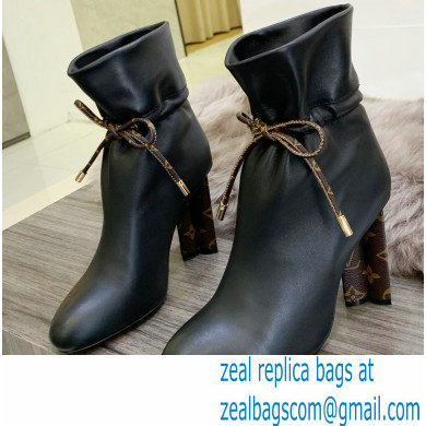 Louis Vuitton Heel 10cm Silhouette Ankle Boots Black 2021
