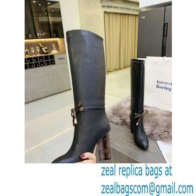Louis Vuitton Heel 10cm Silhouette High Boots Black 2021