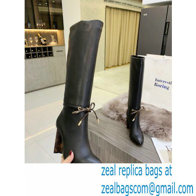 Louis Vuitton Heel 10cm Silhouette High Boots Black 2021