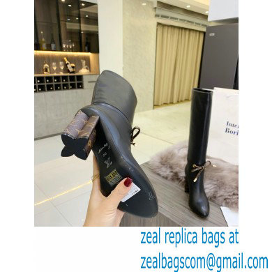 Louis Vuitton Heel 10cm Silhouette High Boots Black 2021