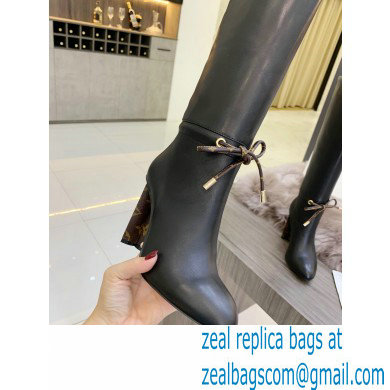 Louis Vuitton Heel 10cm Silhouette High Boots Black 2021
