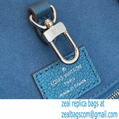 Louis Vuitton Monogram Empreinte Giant Onthego Tote Bag MM blue M45595