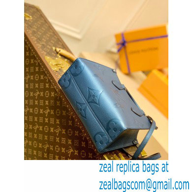 Louis Vuitton Monogram Empreinte Giant Onthego Tote Bag PM blue M45653 - Click Image to Close