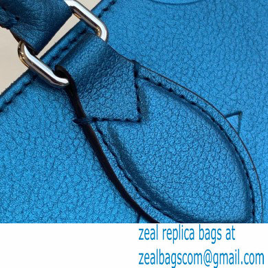 Louis Vuitton Monogram Empreinte Giant Onthego Tote Bag PM blue M45653 - Click Image to Close