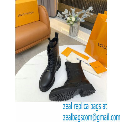 Louis Vuitton Territory Flat Ranger Ankle Boots Black 2021