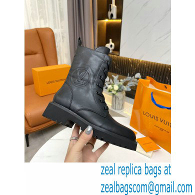 Louis Vuitton Territory Flat Ranger Ankle Boots Black 2021 - Click Image to Close