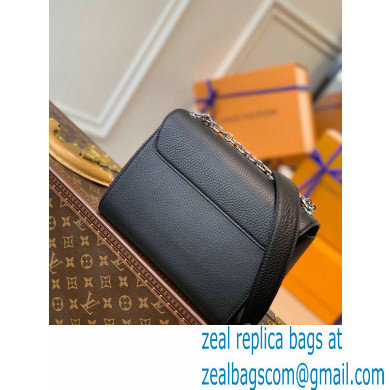 Louis Vuitton Twist MM Bag Ruthenium Hardware Iridescent Black 2021 - Click Image to Close